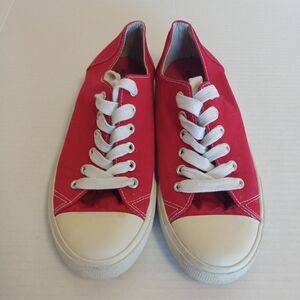 Mossimo Supply Co. Red Canvas Slip-On